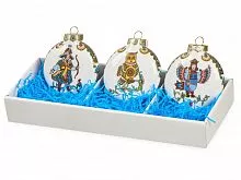 Набор новогодних игрушек, 3 шт 82834