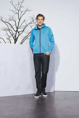 Куртка флисовая мужская New Look Men 250, бирюзовая фото 5