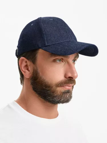 Бейсболка Denimate, темно-синяя фото 6