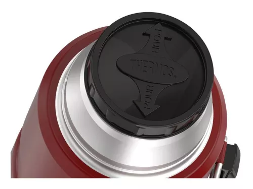 Термос из нерж. стали тм THERMOS SK2020 Rustic Red King 2,0L, красный фото 6