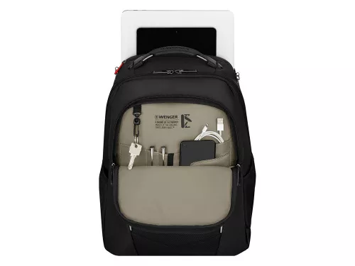 Рюкзак WENGER ALTAIR 15.6, черный, переработанный ПЭТ/Полиэстер, 32х21х44 см, 22 л. фото 3