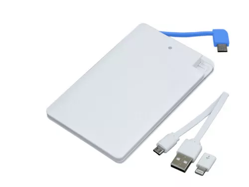 Универсальное зарядное устройство Credit _card1_power_bank под нанесение логотипа в виде кредитной карты, толщина всего 7,5 . 2500MAH. Синий фото 3 Универсальное зарядное устройство Credit _card1_power_bank под нанесение логотипа в виде кредитной карты, толщина всего 7,5 . 2500MAH. Синий фото 3