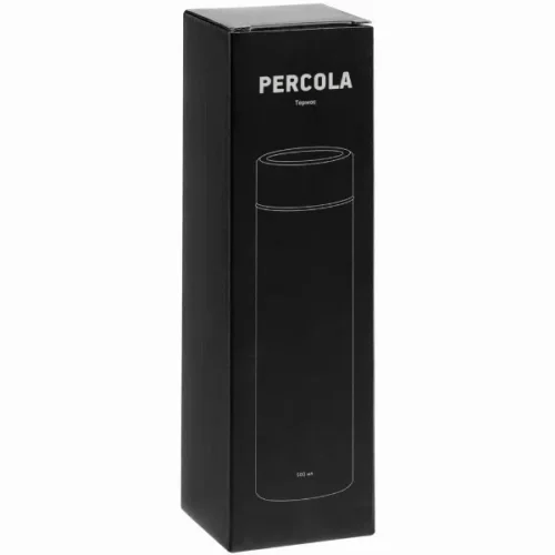 Термос с ситечком Percola, черный фото 3