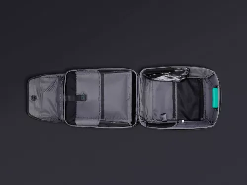 Водостойкий антикражный рюкзак Clickpack для ноутбука 15.6, черный фото 15