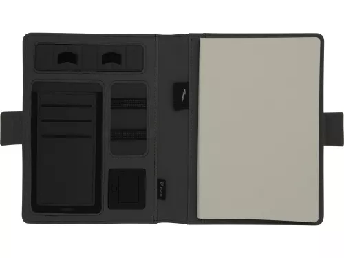 Органайзер с беспроводной зарядкой 5000 mAh Powernote, светло-серый (P) фото 11 Органайзер с беспроводной зарядкой 5000 mAh Powernote, светло-серый (P) фото 11