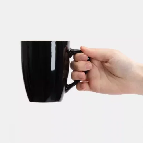 Кружка Good Morning, черная фото 4