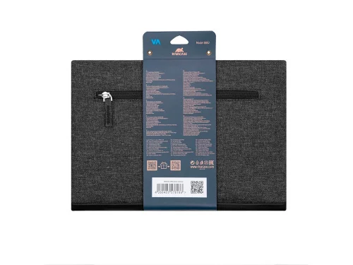 RIVACASE 8802 black melange чехол для MacBook Pro/MacBook Air 13 / 12 фото 12
