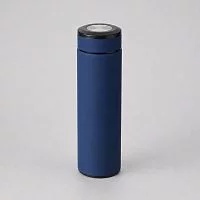 Вакуумный термос Vacuum Flask C1, soft touch, 420мл, темно-синий