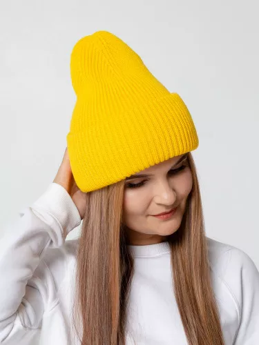Шапка Flette, желтая фото 6