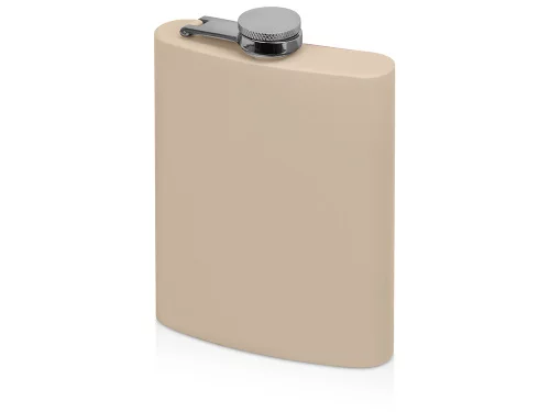 Фляжка 240 мл Remarque soft touch, 304 сталь, бежевый фото 2 Фляжка 240 мл Remarque soft touch, 304 сталь, бежевый фото 2