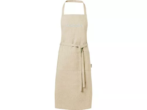 Pheebs 200 g/m2 recycled cotton apron, натуральный фото 5