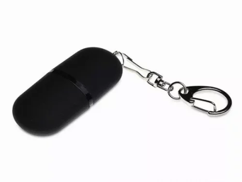 USB 2.0- флешка «Goutte Soft-touch» на 512 Мбайт каплевидной формы