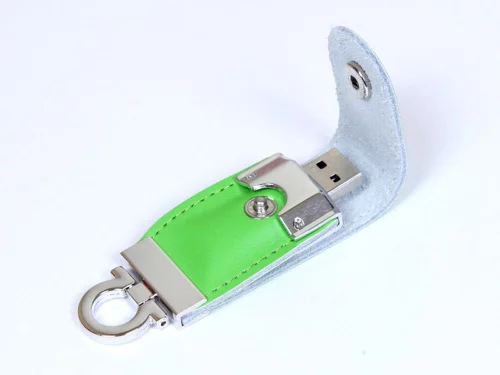 USB-флешка на 16 Гб в виде брелка, зеленый