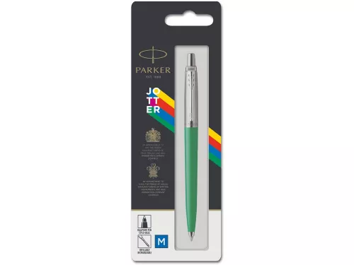Шариковая ручка Parker Jotter ORIGINALS GREEN CT, стержень: M blue ЭКО-УПАКОВКА фото 2