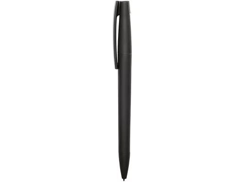 Ручка пластиковая soft-touch шариковая Zorro, черный фото 2