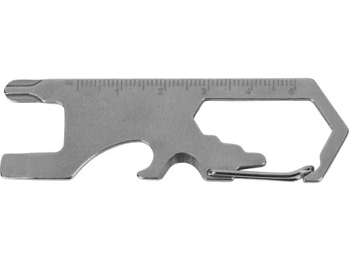 Мультиинструмент Carabiner, серебристый фото 3 Мультиинструмент Carabiner, серебристый фото 3