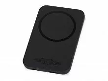 Магнитный беспроводной внешний аккумулятор MagnetIQ, 5000 mah, 10 W, черный (Р)