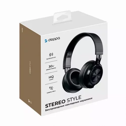Беспроводные накладные наушники Stereo Style, BT 5.3, 400мАч фото 7