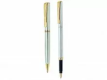 Набор Pierre Cardin PEN&PEN: ручка шариковая + роллер. Цвет - серебристый. Упаковка Е. 417455