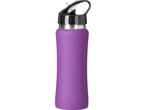 Бутылка для воды Bottle C1, сталь, soft touch, 600 мл, фиолетовый фото 5