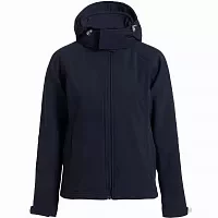 Куртка женская Hooded Softshell темно-синяя