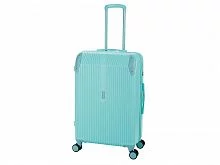 Чемодан TORBER В Отпуск, бирюзовый, ABS-пластик, 48 х 29,5 х 72 см, 80 л, 3,4 кг