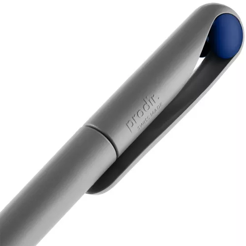 Ручка шариковая Prodir DS1 TMM Dot, серая с синим фото 6 Ручка шариковая Prodir DS1 TMM Dot, серая с синим фото 6