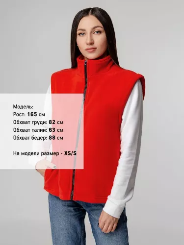 Жилет флисовый Manakin, красный фото 9 Жилет флисовый Manakin, красный фото 9