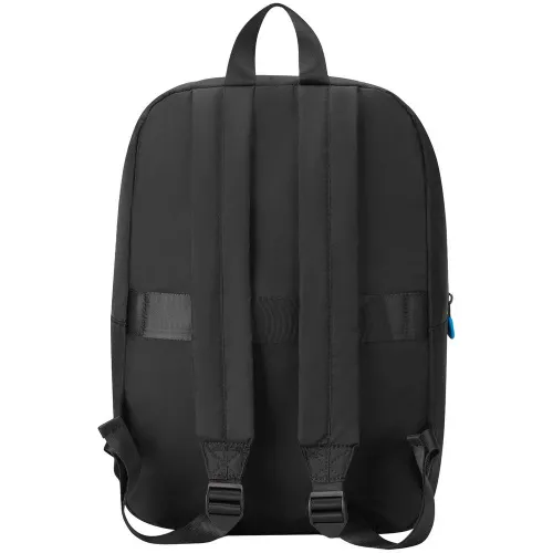 Складной рюкзак Compact Neon, черный с голубым фото 3
