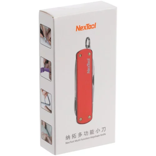 Нож-брелок NexTool Mini, красный фото 3