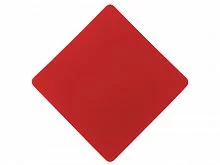 ПАТЧ РОМБ soft-touch (красный) 7,6 х 7,6 см