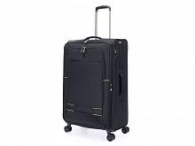 Чемодан TORBER БРОСНО, чёрный, нейлон 600D, 48 х 30 х 78 см, 85 л