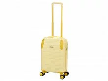 Чемодан TORBER В Отпуск, желтый, ABS-пластик, 36 х 22 х 55 см, 31 л, 2,4 кг