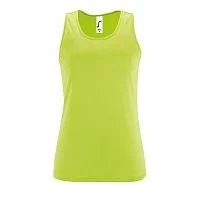 Майка женская SPORTY TT WOMEN, зеленое яблоко