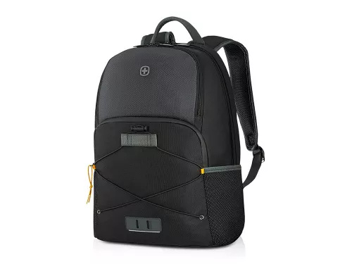 Рюкзак WENGER Trayl 15.6, чёрный, переработанный ПЭТ, 34 x 20 x 45 см, 22 л.