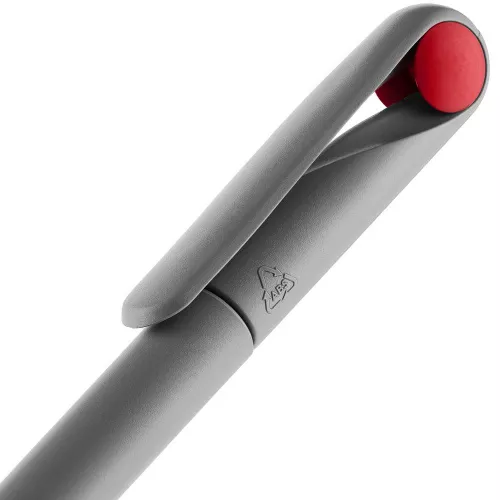 Ручка шариковая Prodir DS1 TMM Dot, серая с красным фото 5 Ручка шариковая Prodir DS1 TMM Dot, серая с красным фото 5