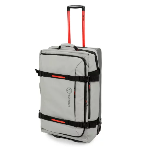 Сумка на колесах TORBER РИТМ, серый, полиэстер 900D с PU покрытием, 74 х 42 х 31 см, 80 л фото 2 Сумка на колесах TORBER РИТМ, серый, полиэстер 900D с PU покрытием, 74 х 42 х 31 см, 80 л фото 2