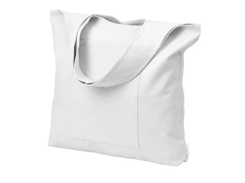 Сумка-шоппер Vest из хлопка 340 г/м2, белый фото 2