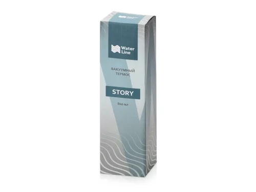 Вакуумный термос Story c покрытием powder, белый фото 8