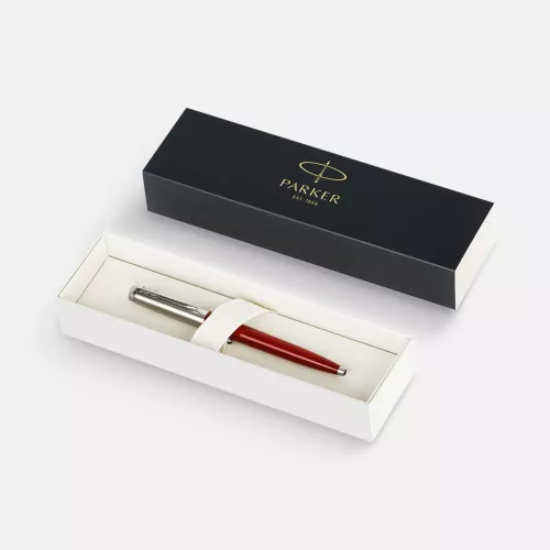 Ручка шариковая Parker Jotter Originals Red CT, красная фото 3 Ручка шариковая Parker Jotter Originals Red CT, красная фото 3