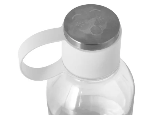 Бутылка для воды 2-в-1 Dog Bowl Bottle со съемной миской для питомцев, 1500 мл, белый с гравировкой фото 2