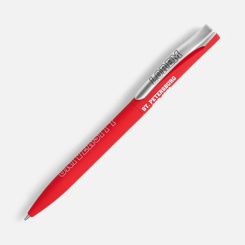 Ручка шариковая Pin Soft Touch на заказ фото 3