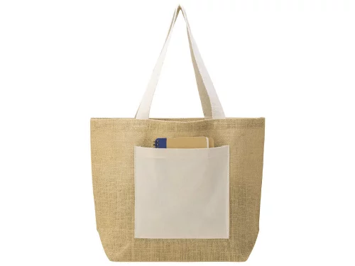Сумка Jute джутовая с широким дном, натуральный фото 8 Сумка Jute джутовая с широким дном, натуральный фото 8