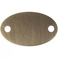 Шильдик металлический Alfa Oval, бронзовый