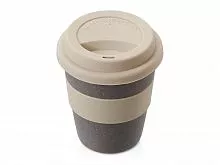 Стакан с силиконовой крышкой Cafe, beige