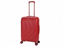 Чемодан TORBER В Отпуск, красный, ABS-пластик, 45 х 27 х 68 см, 63 л, 3,1 кг