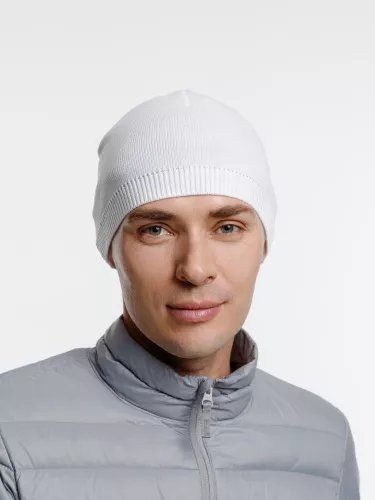 Шапка Siver, белая фото 4