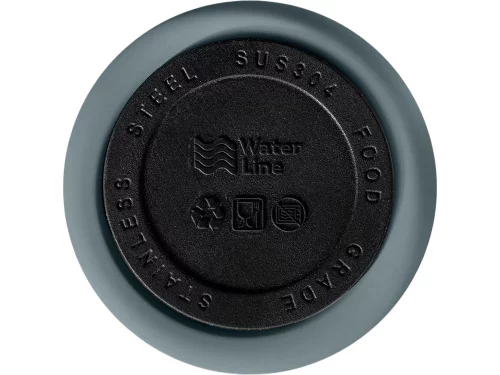 Вакуумная термокружка Waterline c кнопкой Guard, 400 мл, тубус, антрацит фото 8