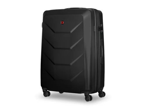 Чемодан WENGER Prymo, чёрный, большой, 52х76х30 см, 93 л, ABS+PC Чемодан WENGER Prymo, чёрный, большой, 52х76х30 см, 93 л, ABS+PC
