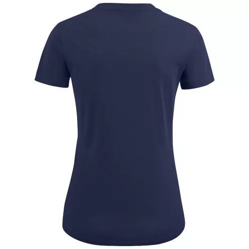 Футболка женская Ladies American U, темно-синяя фото 2